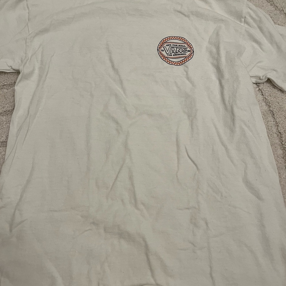 Vans Cream Short Sleeve Men's Tee